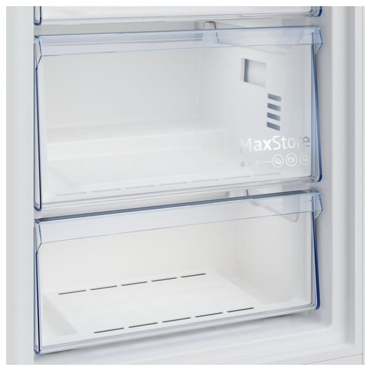 Congélateur armoire - BEKO - B1RFNE314W - Froid ventilé - Classe E - 286 L - 186,5 x 59,7 x 70,9 cm - Blanc