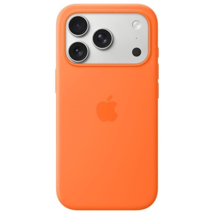 APPLE iPhone 17 Pro - Coque en silicone avec MagSafe - Orange
