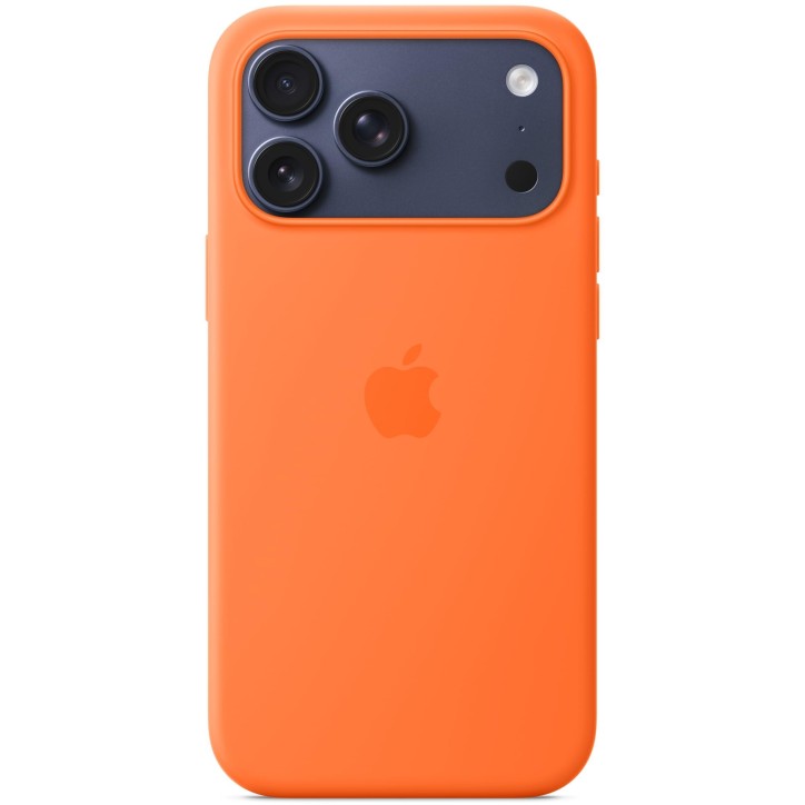 APPLE iPhone 17 Pro Max - Coque en silicone avec MagSafe - Orange