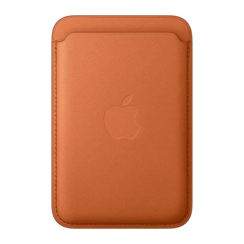 APPLE iPhone - Portefeuille a tissage fin avec MagSafe - Fox Orange