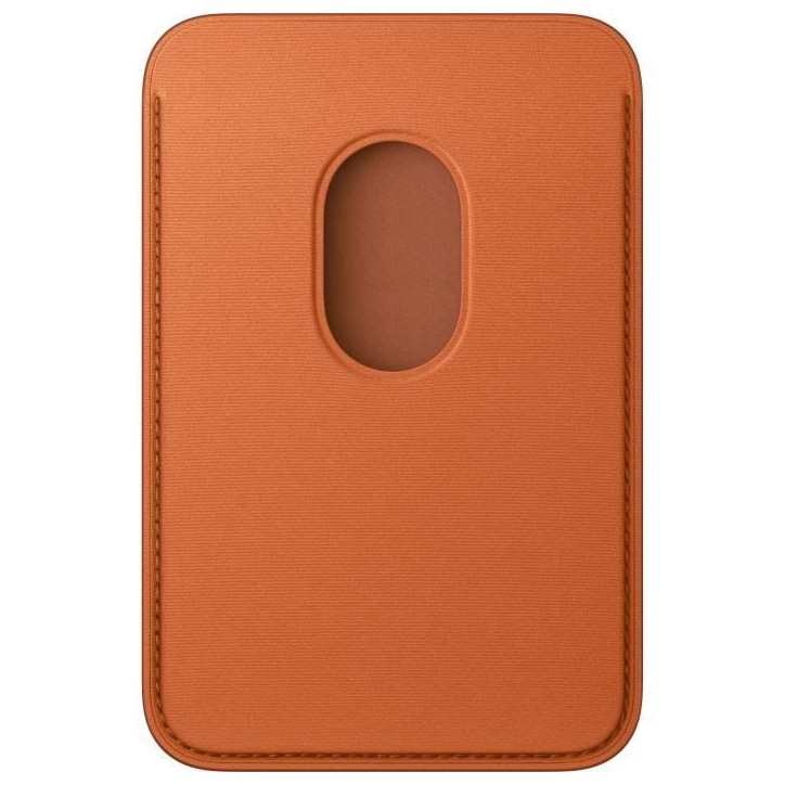 APPLE iPhone - Portefeuille a tissage fin avec MagSafe - Fox Orange