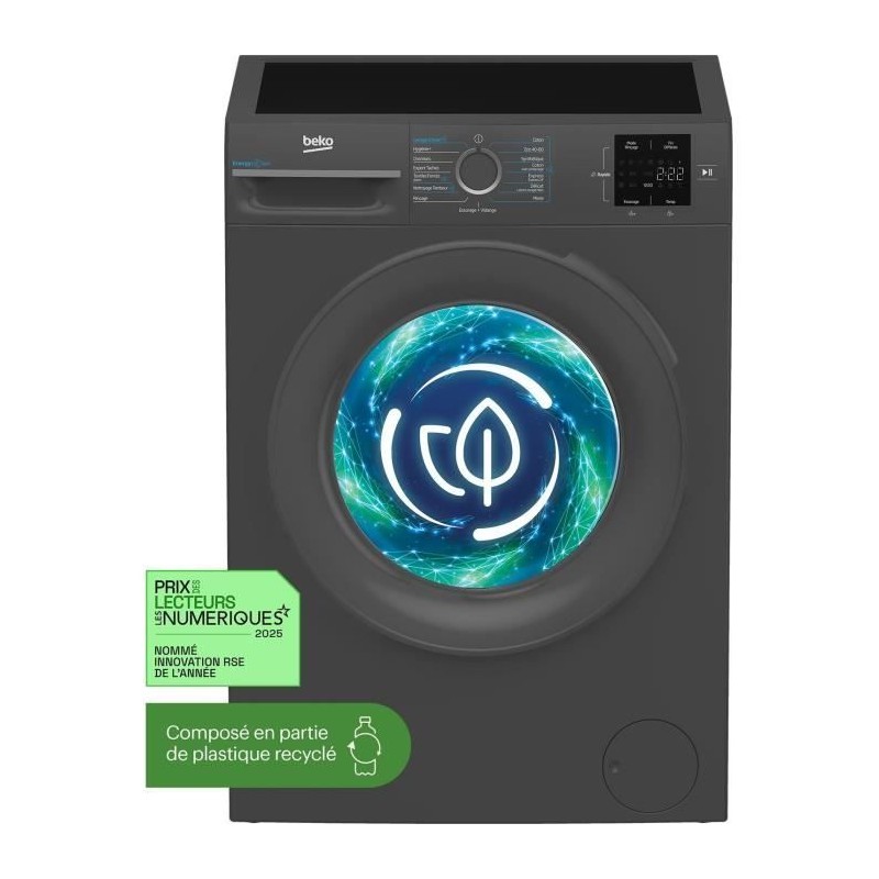 Lave-linge hublot BEKO bPRO 500 BM0WU38411FB - 8 kg - 1400 trs/min - C Lave-linge hublot BEKO bPRO 500 BM0WU38411FB - 8 kg - 1400 trs/min - C