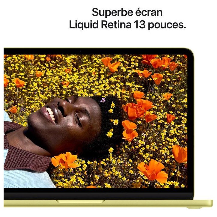 Apple - 13 MacBook Neo A18 Pro - RAM 8Go - Stockage 256Go - Jaune agrume