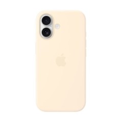APPLE iPhone 17 - Coque en silicone avec MagSafe - Vanille