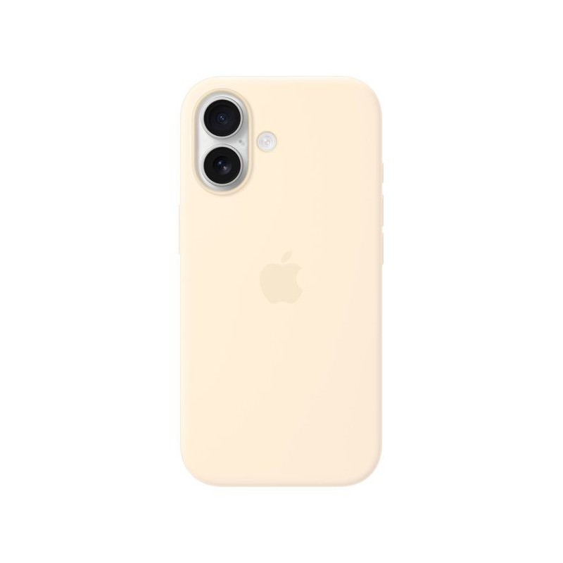 APPLE iPhone 17 - Coque en silicone avec MagSafe - Vanille