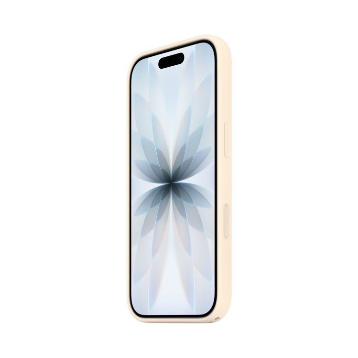 APPLE iPhone 17 - Coque en silicone avec MagSafe - Vanille