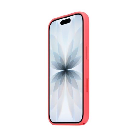 APPLE iPhone 17 - Coque en silicone avec MagSafe - Goyave éclatante