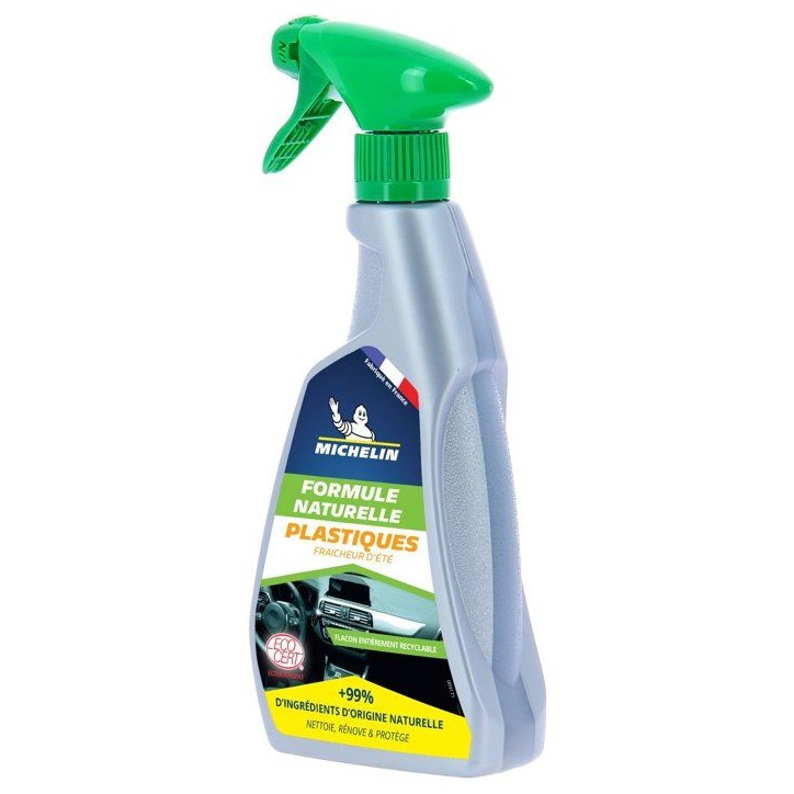 MICHELIN - Nettoyant plastique écologique - Fraicheur d'été - 500ml