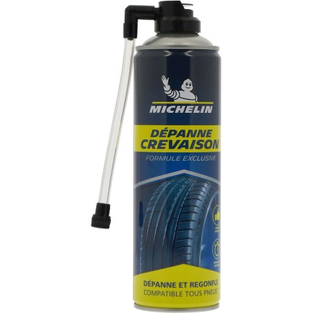 Dépanne crevaison - MICHELIN - Répare et Regonfle sans démontage -