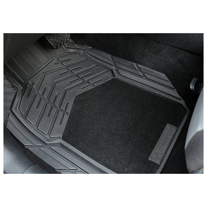 Michelin 2 tapis Avant caoutchou et moquette Michelin 2 tapis Avant caoutchou et moquette