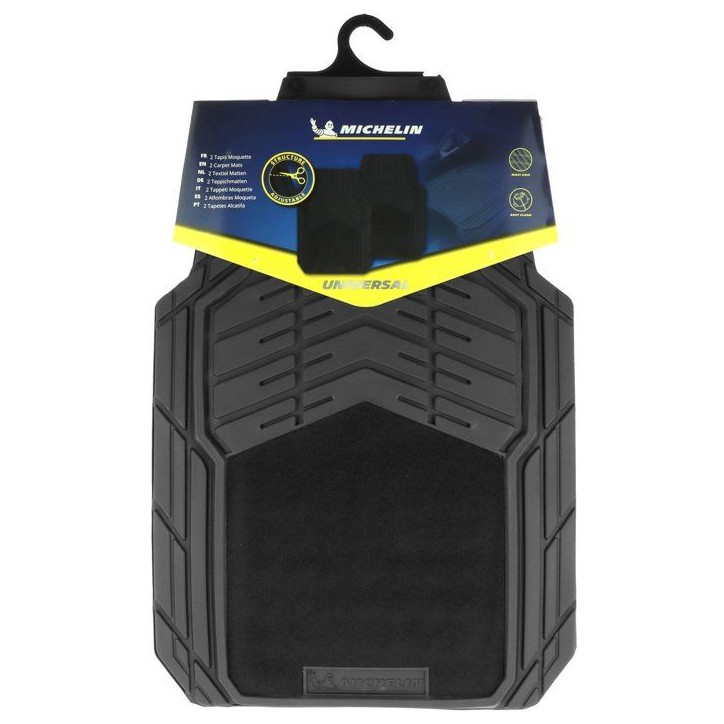 Michelin 2 tapis Avant caoutchou et moquette Michelin 2 tapis Avant caoutchou et moquette