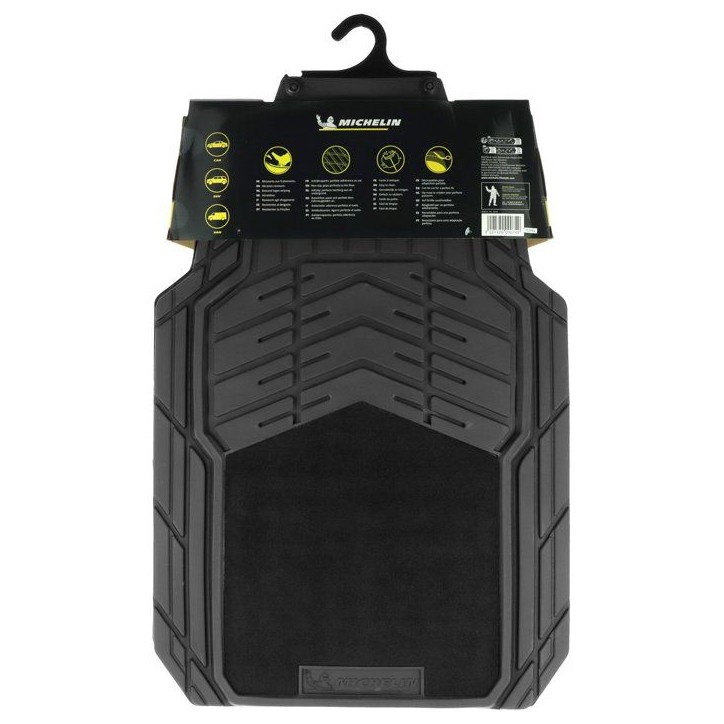 Michelin 2 tapis Avant caoutchou et moquette Michelin 2 tapis Avant caoutchou et moquette