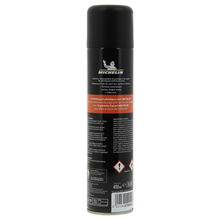MICHELIN NETTOYANT PLASTIQUE MAT MICHELIN NETTOYANT PLASTIQUE MAT