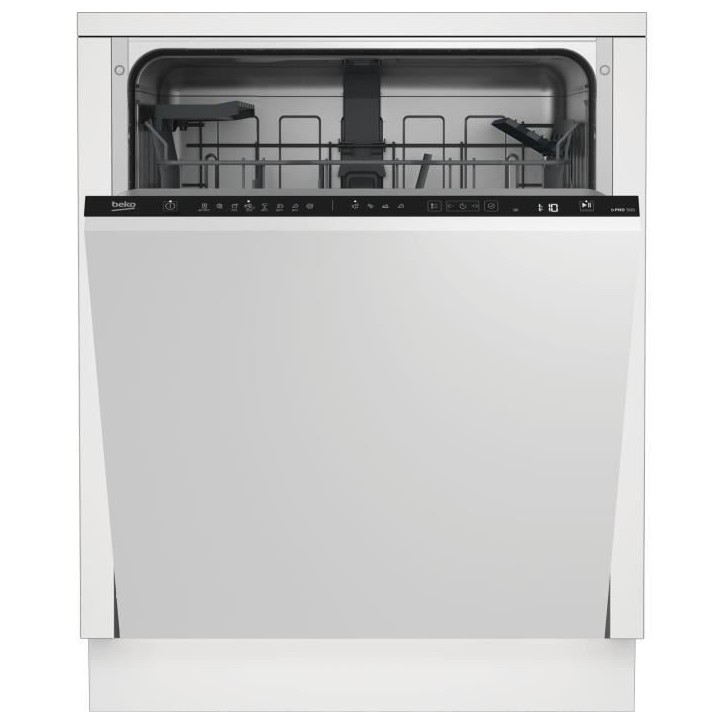 Lave-vaisselle tout encastrable BEKO BDIN18441 - 14 couverts - Induction - L60cm - 42dB - Ouverture automatique Lave-vaisselle tout encastrable BEKO BDIN18441 - 14 couverts - Induction - L60cm - 42dB - Ouverture automatique