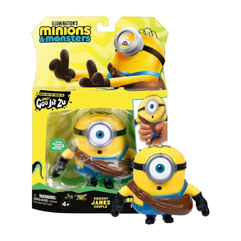 Figurine - MINIONS 3 - James - 13 cm - Des 4 ans