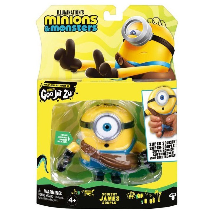 Figurine - MINIONS 3 - James - 13 cm - Des 4 ans