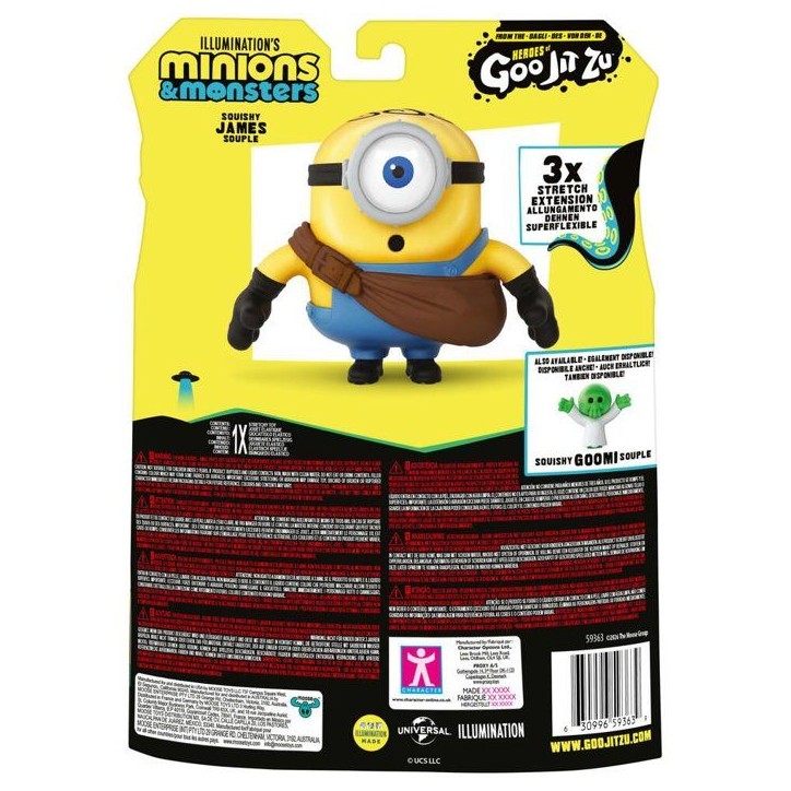 Figurine - MINIONS 3 - James - 13 cm - Des 4 ans