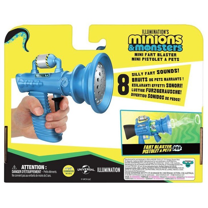 Mini pistolet a prouts - MINIONS 3 - Des 4 ans Mini pistolet a prouts - MINIONS 3 - Des 4 ans
