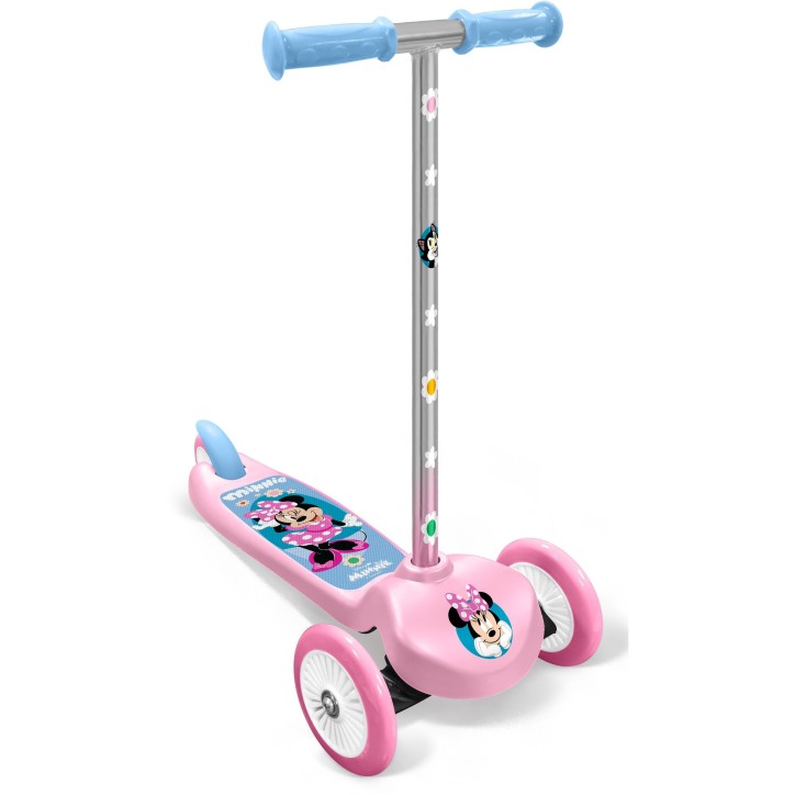 Trottinette steering enfant - MINNIE - MN432045 - 3 roues - Rose Trottinette steering enfant - MINNIE - MN432045 - 3 roues - Rose