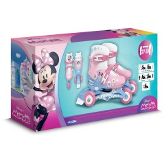 Patins en ligne 2-en-1 - MINNIE - Fille - Rose - Taille 27-30