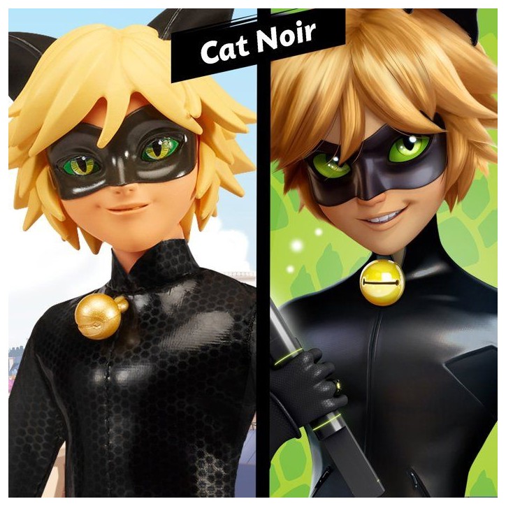 Figurine - BANDAI - Miraculous - Chat Noir - 26 cm Figurine - BANDAI - Miraculous - Chat Noir - 26 cm