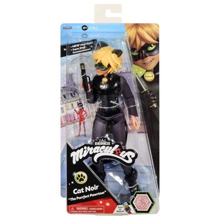 Figurine - BANDAI - Miraculous - Chat Noir - 26 cm Figurine - BANDAI - Miraculous - Chat Noir - 26 cm