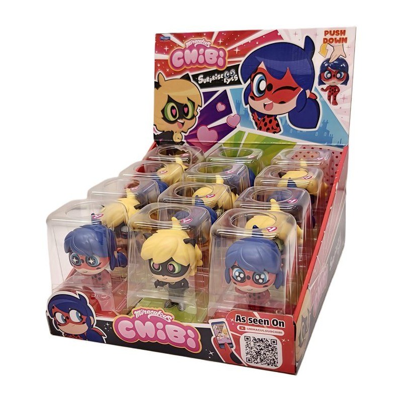 Figurine Chibi Suprise - BANDAI - Miraculous - Modele aléatoire