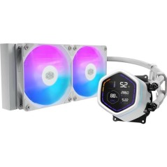 COOLER MASTER - MasterLiquid Core Nex Digital 240 White ARGB - MLX-D24