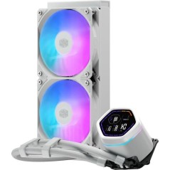 COOLER MASTER - MasterLiquid Core Nex Digital 240 White ARGB - MLX-D24