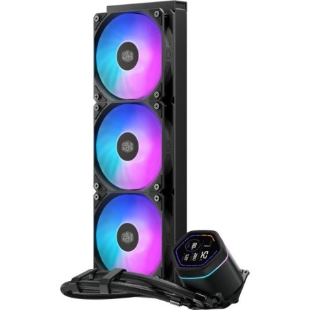 COOLER MASTER - MasterLiquid Core Nex Digital 360 Black ARGB - MLX-D36M-A18PA-RD - Watercooling - Ventilateur Ø 120 mm