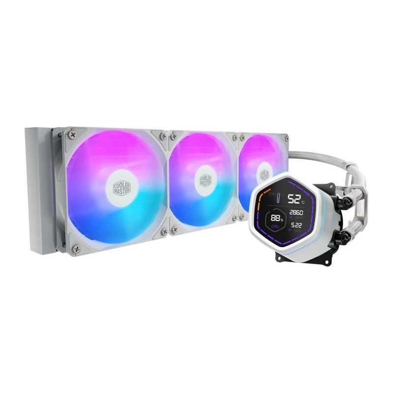 COOLER MASTER - MasterLiquid Core Nex Digital 360 White ARGB - MLX-D36