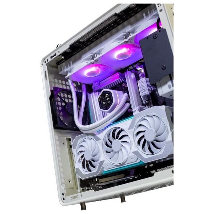 COOLER MASTER - MasterLiquid Core Nex Digital 360 White ARGB - MLX-D36M-A18PW-RD - Watercooling - Ventilateur Ø 120 mm COOLER MASTER - MasterLiquid Core Nex Digital 360 White ARGB - MLX-D36M-A18PW-RD - Watercooling - Ventilateur Ø 120 mm