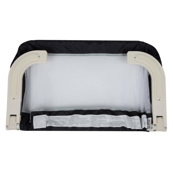 SAFETY 1ST Portable Bed Rail, Barriere de lit enfant pliable, 18 mois-5 ans, Tissu en maille, Facile a installer et transporter,