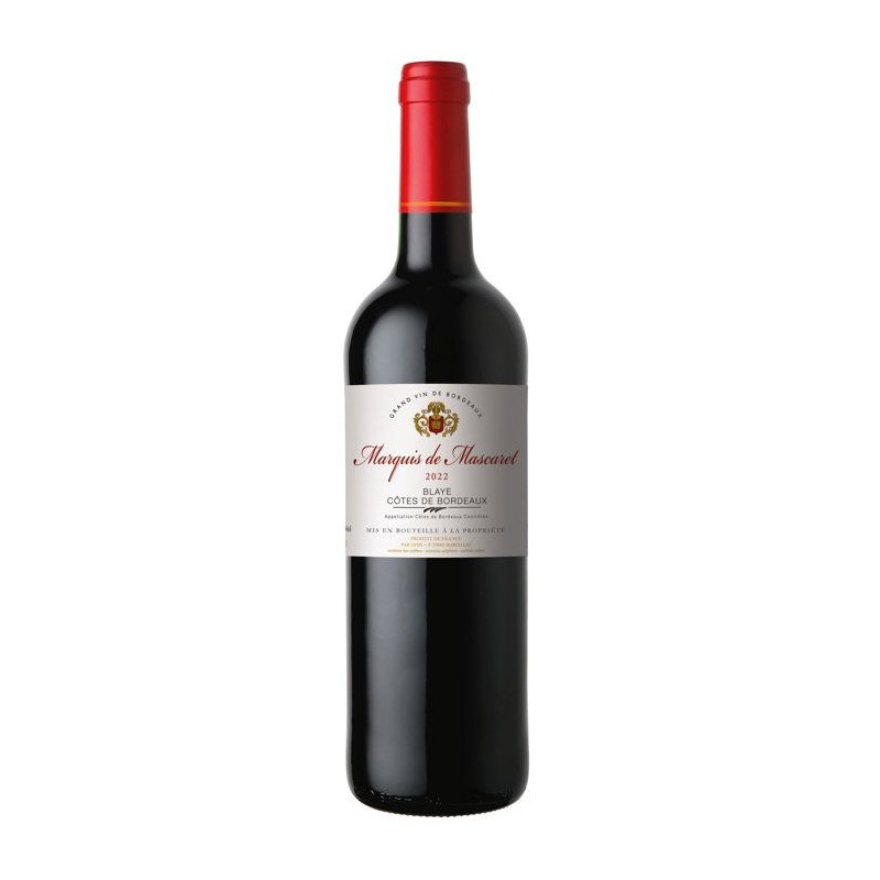 Marquis de Mascaret 2022 Blaye Côtes de Bordeaux - Vin rouge de Borde