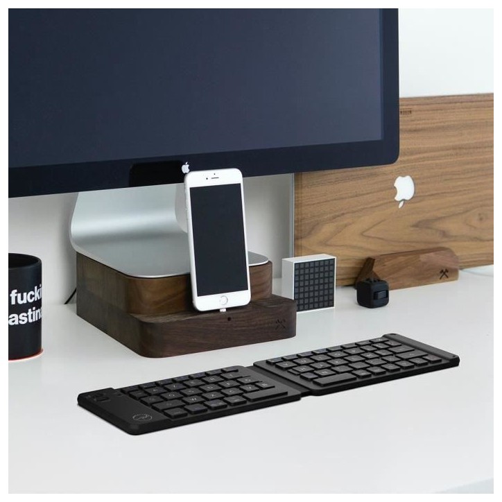 Clavier bluetooth pliable - MOBILITY - Noir - Azerty