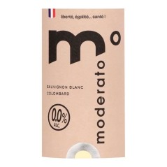 Moderato blanc sans alcool 0,0% - Colombard, Sauvignon Blanc - 75cl