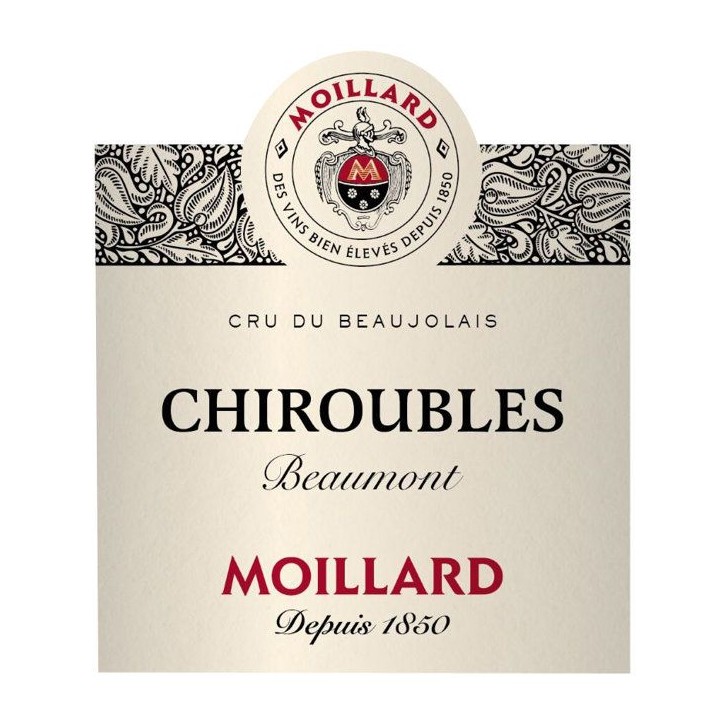 Moillard Chiroubles 2023 Beaumont - Vin rouge de Beaujolais
