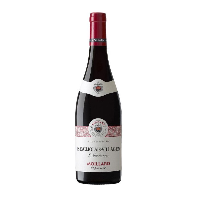 Moillard La Roche Rose 2025 Beaujolais-Village - Vin rouge de Beaujola