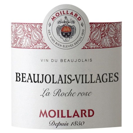 Moillard La Roche Rose 2025 Beaujolais-Village - Vin rouge de Beaujolais