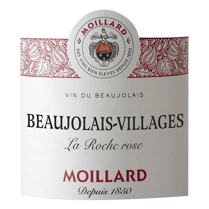Moillard La Roche Rose 2025 Beaujolais-Village - Vin rouge de Beaujolais