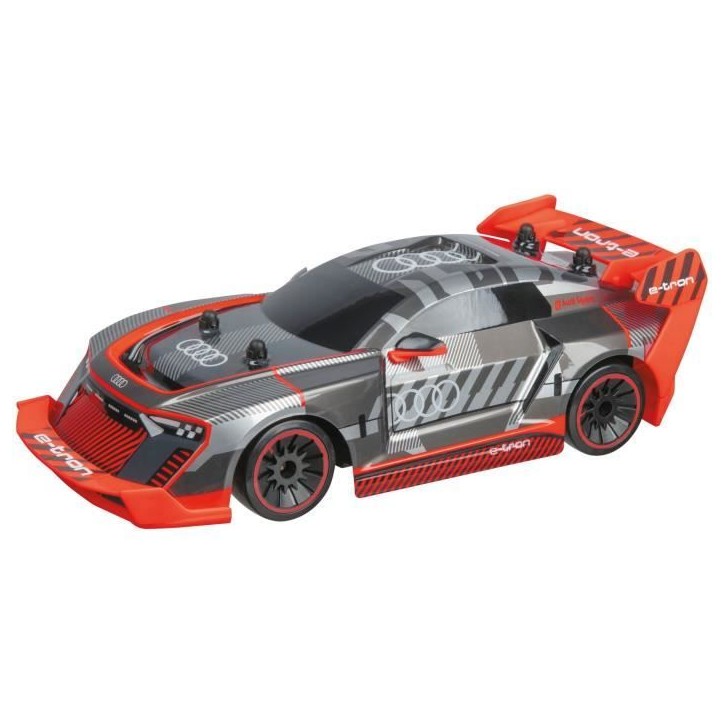 Voiture télécommandée - MONDO MOTORS - Audi S1 E-Tron - Echelle 1:10 - Gris / Rouge Voiture télécommandée - MONDO MOTORS - Audi S1 E-Tron - Echelle 1:10 - Gris / Rouge