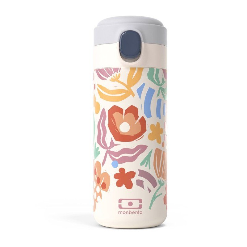Gourde isotherme a bec verseur - MONBENTO - Enfants - Bouchon ouvertur