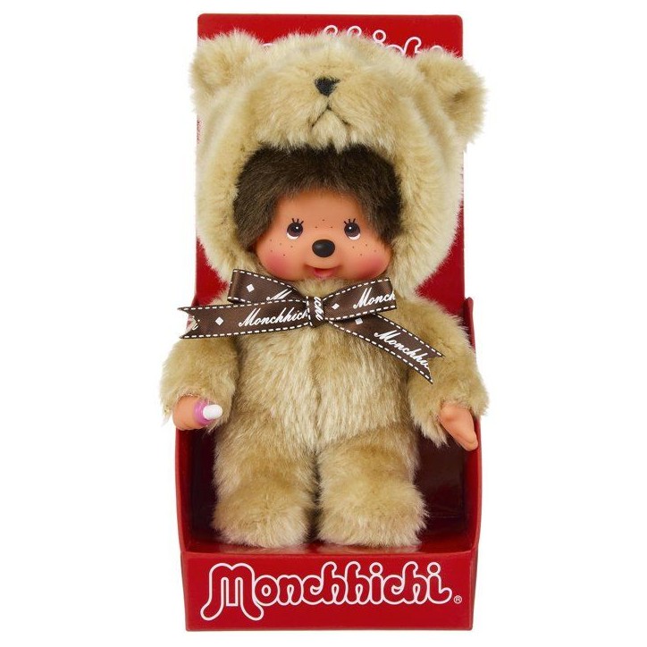 Peluche Monchhichi - Bandai - Nounours 20cm - Peluche singe iconique des années 80 - 2 ans et + Peluche Monchhichi - Bandai - Nounours 20cm - Peluche singe iconique des années 80 - 2 ans et +