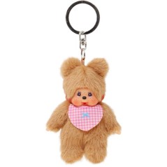 Porte-clés Peluche Bearchhichi - BANDAI - Monchhichi- Modele ourson a