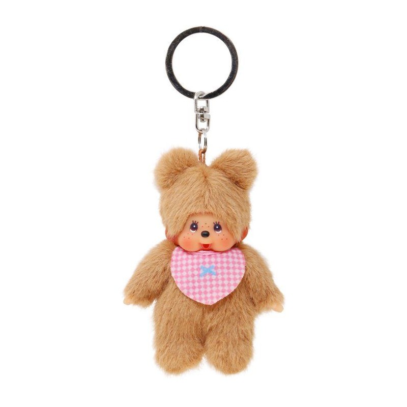 Porte-clés Peluche Bearchhichi - BANDAI - Monchhichi- Modele ourson a