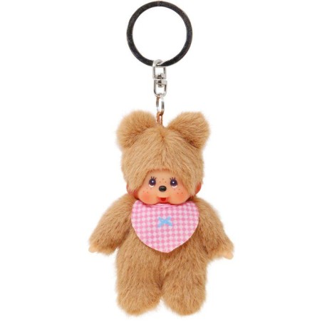 Porte-clés Peluche Bearchhichi - BANDAI - Monchhichi- Modele ourson a