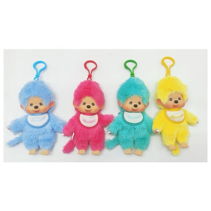 Porte-clés Peluche Mini - BANDAI - Monchhichi - Couleur aléatoire Porte-clés Peluche Mini - BANDAI - Monchhichi - Couleur aléatoire