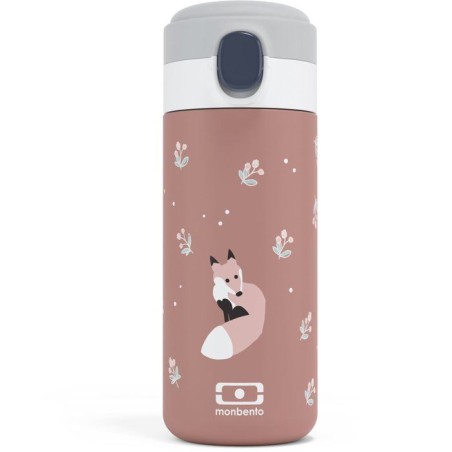 Gourde isotherme a bec verseur - MONBENTO - Enfants - Bouchon ouvertur