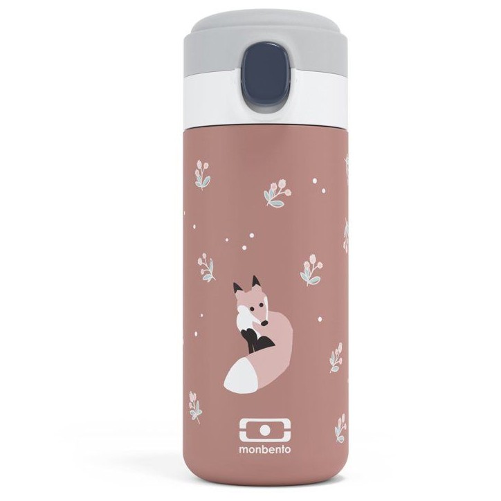 Gourde isotherme a bec verseur - MONBENTO - Enfants - Bouchon ouverture rapide - Pop Fox Gourde isotherme a bec verseur - MONBENTO - Enfants - Bouchon ouverture rapide - Pop Fox