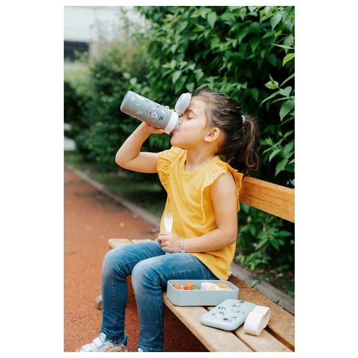 Gourde isotherme a bec verseur - MONBENTO - Enfants - Bouchon ouverture rapide - Pop Raccoon Gourde isotherme a bec verseur - MONBENTO - Enfants - Bouchon ouverture rapide - Pop Raccoon